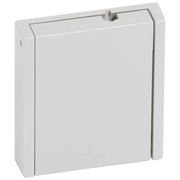 Prise de courant 2P+T standard allemand - montage en plastron - format réduit - Legrand - 090336