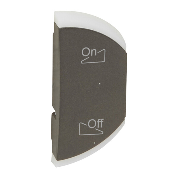Enjoliveur Graphite BUS - éclairage et diffusion sonore - simple droite - Céliane - Legrand - 064852