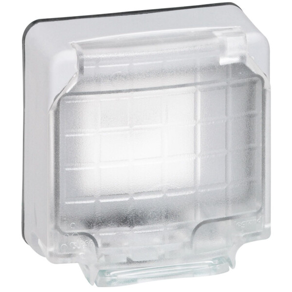 Adaptateur Mosaic - pour 2 modules - se monte sur boîtier 1 poste réf. 904 91 - Legrand - 090490