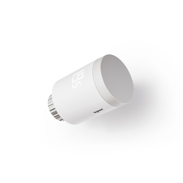 Pack tête thermostatique connectée avec 6 adaptateurs - Legrand - OR6003