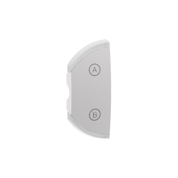 Enjoliveur droit 1 module - marquage C-D - blanc - Legrand - CB7501