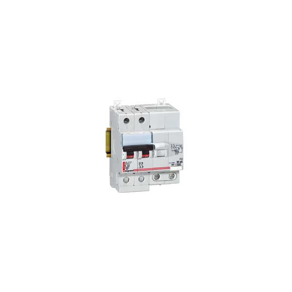 Disjoncteur différentiel monobloc DX 6000 - Lexic vis - 2P - 230/400 V~ - 32 A - type AC -30 mA - Legrand - 007922