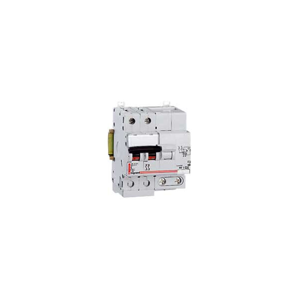 Disjoncteur différentiel monobloc DX 6000 - Lexic vis- 2P - 230/400 V~ - 20 A - type AC -300 mA - Legrand - 007947