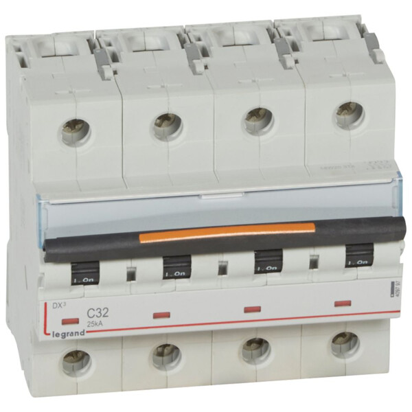Disjoncteur dx³-vis/vis-4p-400v~-32a-25ka-courbe c-protect départ - Legrand - 409797