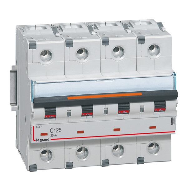 Disjoncteur dx³-vis/vis-4p-400v~-125a-25ka-courbe c-protect départ - Legrand - 409803