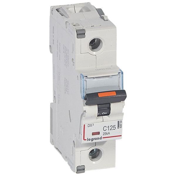 Disjoncteur dx³-vis/vis-1p-230/400v~-125a-25ka-courbe c-protect départ - Legrand - 409764