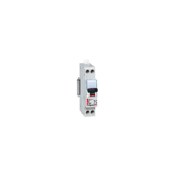 Disjoncteur magnéto-thermique DX 6000 - Lexic à vis - 1P+N - 230 V~ - 3 A - courbe C - Legrand - 006390