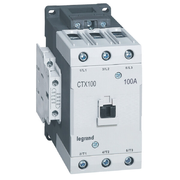 Contacteur de puissance Ctx 3p 100a 2no2nc 24v ac - Legrand - 416230