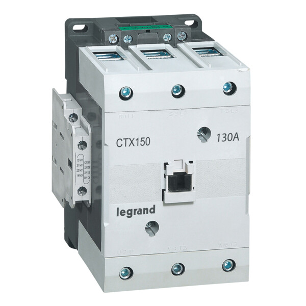 Contacteur de puissance Ctx contacteur 3p 130a 2no2nc 100v-240v ac/dc bornes a cage t6 - Legrand - 416256