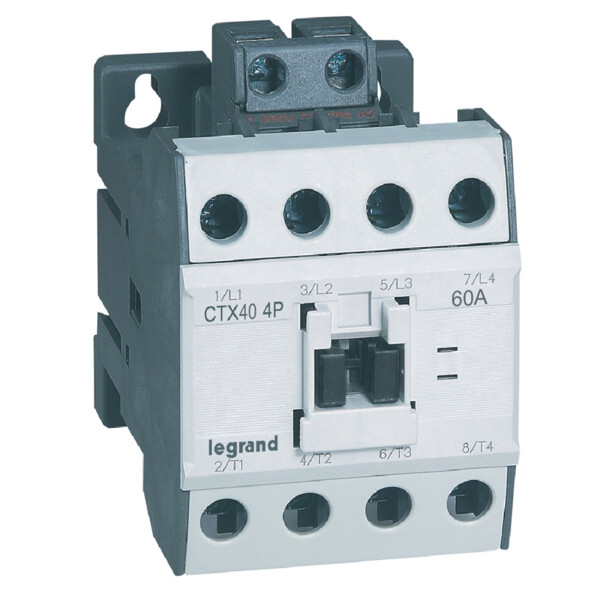 Contacteur de puissance Ctx contacteur 4p 60a ac1 230v ac bornes a vis t11 - Legrand - 416436