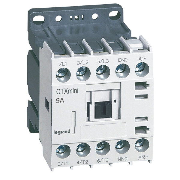 Ctx mini ct 3p 9a 1no 24vdc - Legrand - 417021