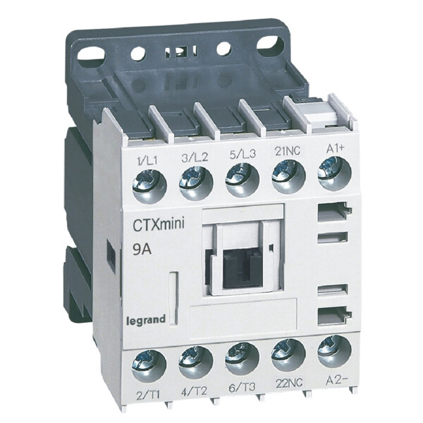 Ctx mini ct 3p 9a 1nc 24vdc - Legrand - 417031