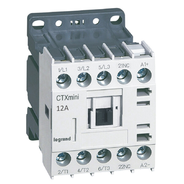Ctx mini ct 3p 12a 1nc 24vdc - Legrand - 417051