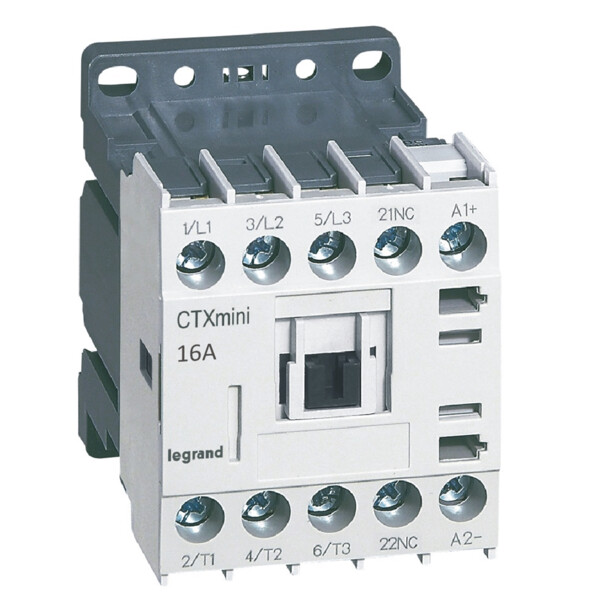 Ctx mini ct 3p 16a 1nc 24vdc - Legrand - 417071