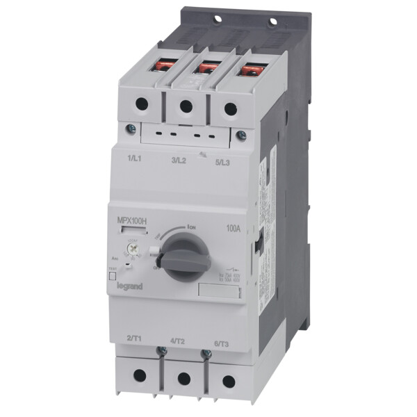 Mpx 100h disjoncteur moteur magneto thermique  80-100a 50ka - Legrand - 417379