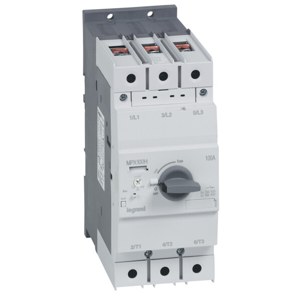 Mpx 100h disjoncteur moteur magneto thermique  80-100a 50ka - Legrand - 417379