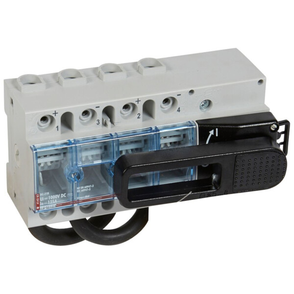 Interrupteur sectionneur 1000 V= - 32 A - 4 modules - Legrand - 414283