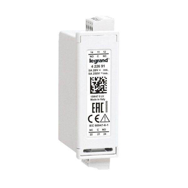 Module 2 sorties a relais 5a 250vac - Legrand - 422691