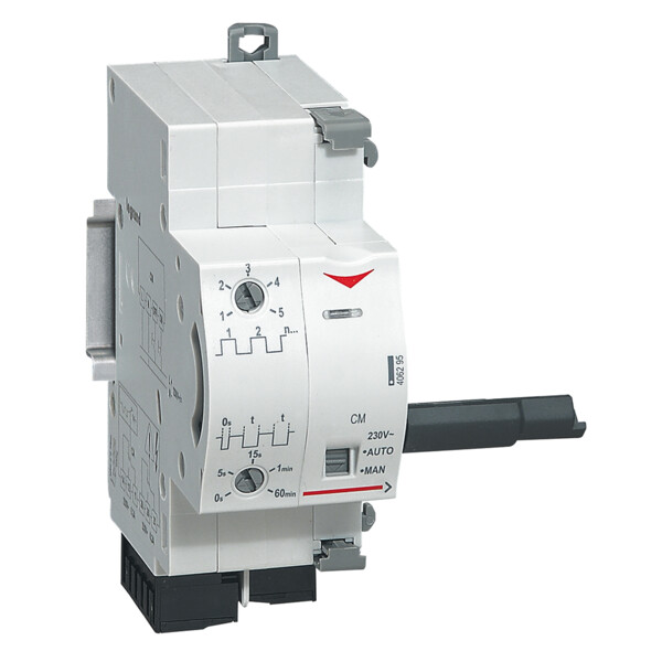 Commande motorisée dx³ - 230v~ - 2 module/pôle - avec réenclenchement auto - Legrand - 406295