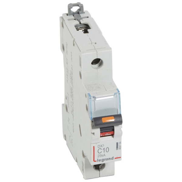 Disjoncteur dx³-vis/vis-1p-230/400v~-10a-25ka-courbe c-protect départ - Legrand - 409754