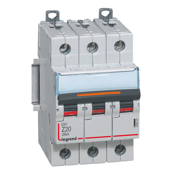 Dx3 disjoncteur 3p z20 25ka - Legrand - 409925
