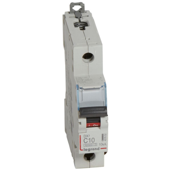 Disjoncteur dx³ 6000 -vis/vis- 1p-230/400v~ -10a-10ka - courbe c - protect départ - Legrand - 407652