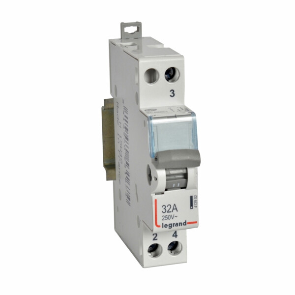 Interrupteur-inverseur - va et vient à point milieu 250 v~ - 1 module - Legrand - 412902
