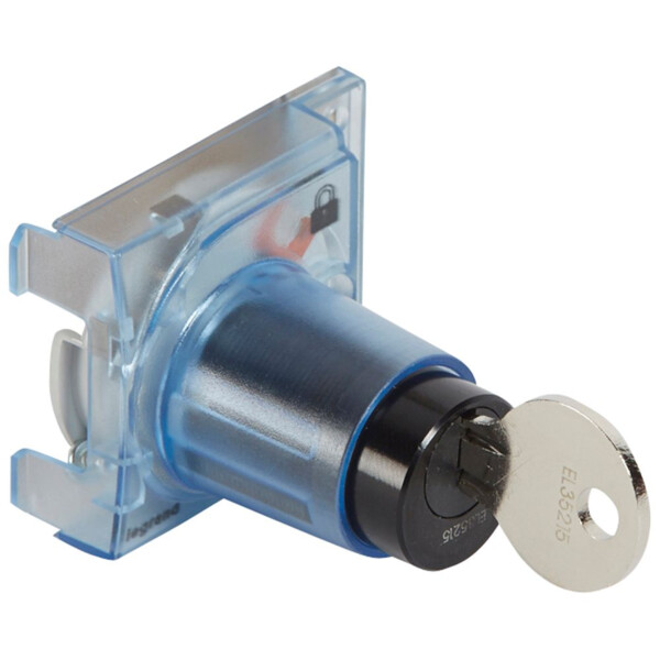 Clé et barillet ronis pour commande frontale dpx³ réf. 421 061 - Legrand - 421062