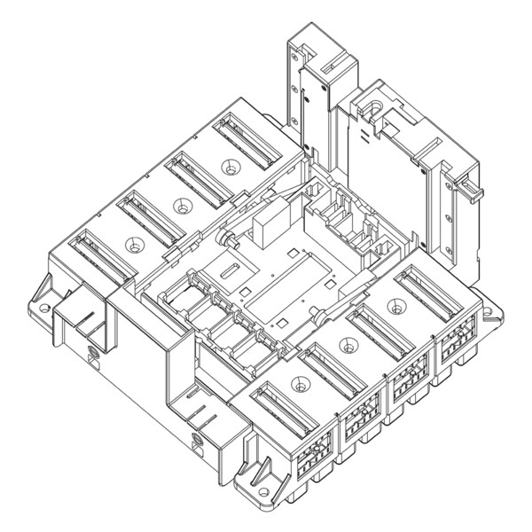 Base prises arrière version débrochable dpx³ 1600 - 4p - Legrand - 422589