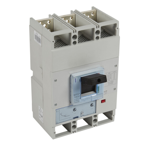 Disjoncteur magnéto-thermique dpx³ 1600 - icu 50 ka - 3p - 630 a - Legrand - 422263