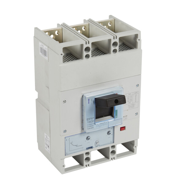 Disjoncteur magnéto-thermique dpx³ 1600 - icu 50 ka - 3p - 800 a - Legrand - 422264