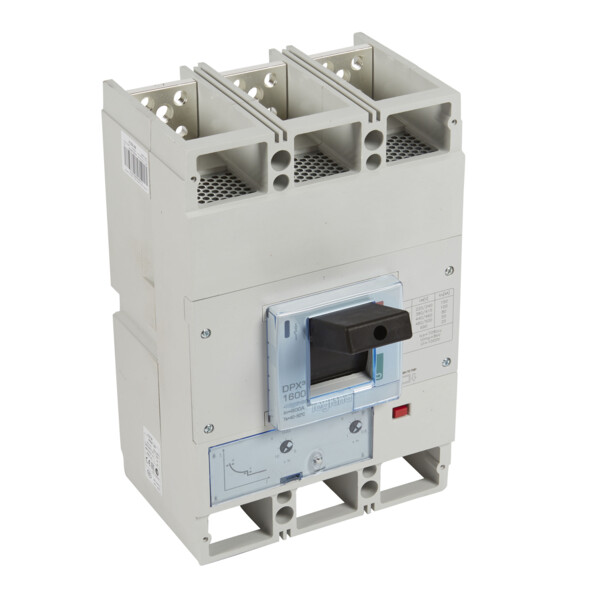 Disjoncteur magnéto-thermique dpx³ 1600 - icu 100 ka - 3p - 1000 a - Legrand - 422289