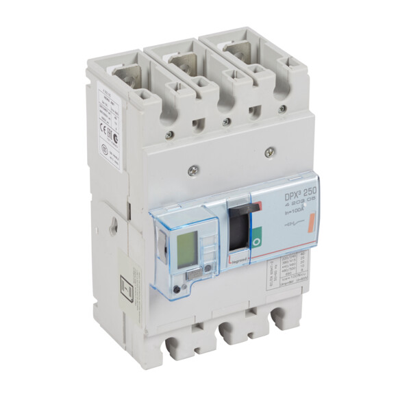 Disjoncteur de puissance dpx³ 250 - électronique - 25 ka - 3p - 100 a - Legrand - 420305