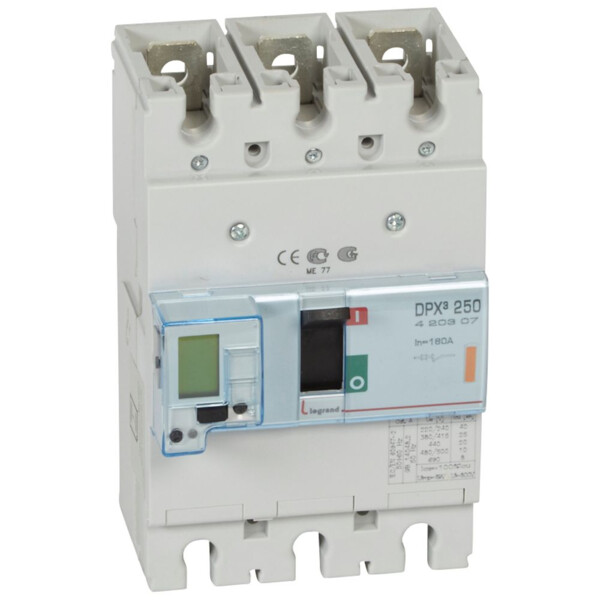 Disjoncteur de puissance dpx³ 250 - électronique - 25 ka - 3p - 160 a - Legrand - 420307