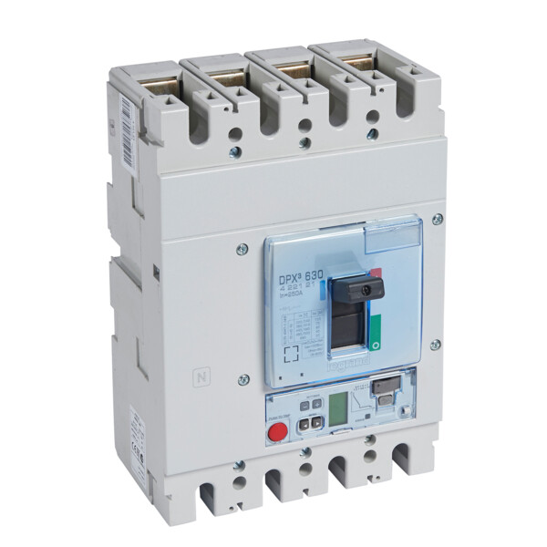 Disjoncteur électronique s2 + unité mesure dpx³ 630 - icu 70 ka - 4p - 250 a - Legrand - 422121