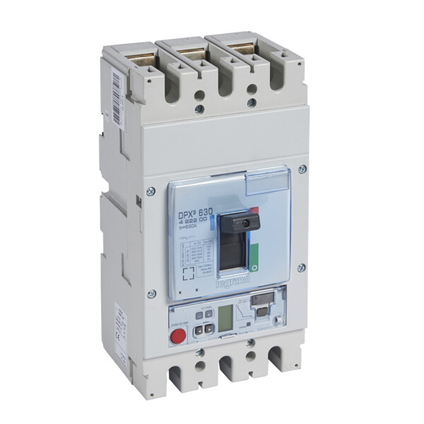 Disjoncteur électronique sg + unité mesure dpx³ 630 - icu 70 ka - 3p - 630 a - Legrand - 422200