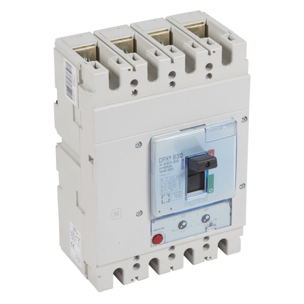 Disjoncteur magnéto-thermique dpx³ 630 - icu 50 ka - 4p - 630 a - Legrand - 422023