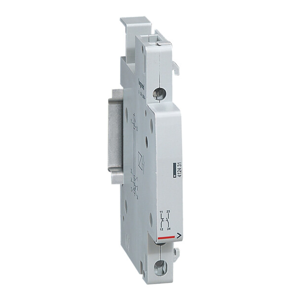 Auxiliaire pour contacteurs 40 et 63a - contact aux inverseur - 250v~/5 a - o+f - Legrand - 412431