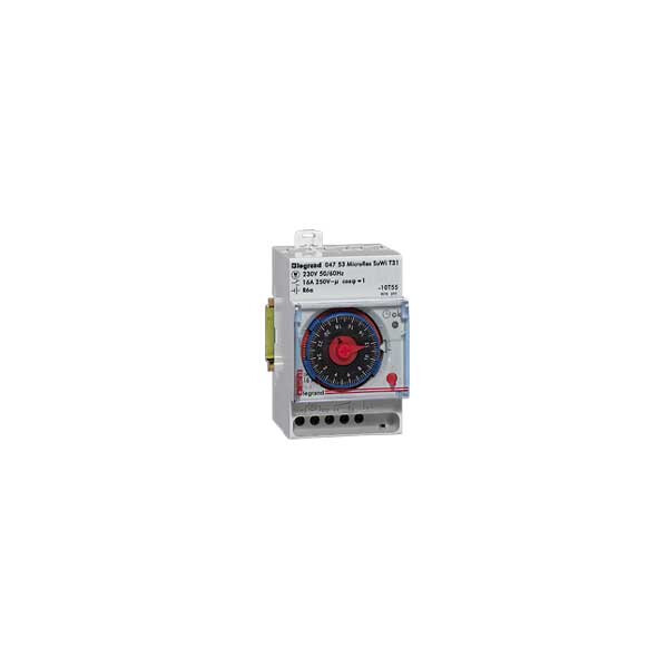 Interrupteur horaire programmable analogique Lexic - auto - hebdomadaire - Legrand - 004758