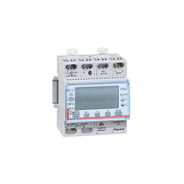 Interrupteur horaire programmable digital Lexic - illumination ext. - 1 sortie 250 V~ - Legrand - 003720