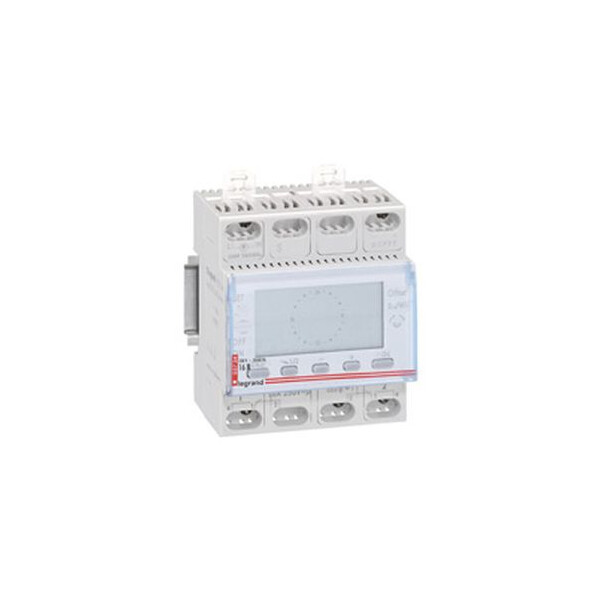 Interrupteur horaire programmable digital Lexic - illumination ext. - 2 sorties 250 V~ - Legrand - 003734
