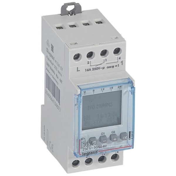 Interrupteur horaire digital 2s astro 230v - Legrand - 412657