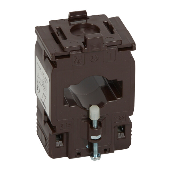 Transformateur de courant fermé 250/5 pour barre 40,5x12,5/32,5x15,5mm/câble Ø26mm 3va - Legrand - 412116