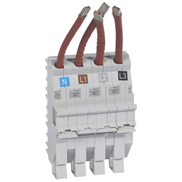 Base support à fil hx³ 400 a - pour dx³ tétrapolaire 1,5 mod/pôle - Legrand - 404515