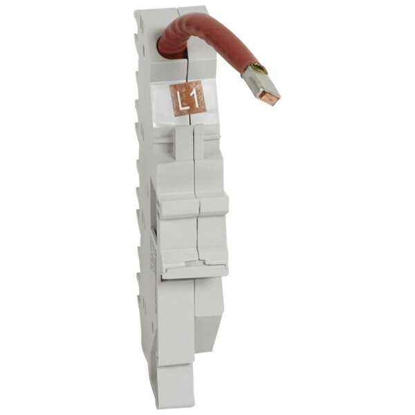 Base support à fil hx³ 400 a - pour dx³ unipolaire 1,5 mod/pôle - phase l1 - Legrand - 404518