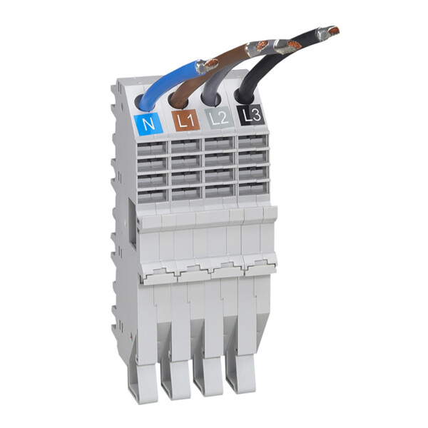 Base support à fil hx³ 400 a - pour dx³ tétrapolaire 1 mod/pôle-in ? 63a - Legrand - 404521