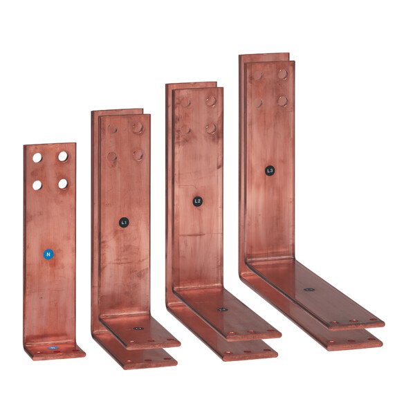 Barre cuivre pliée/percée vx³ - pour raccdt aval dmx³ taille 2 - version fixe - Legrand - 404360