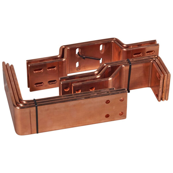 Barre cuivre pliée/percée vx³ - raccdt aval dmx³ taille 2 - inverseur version fixe - Legrand - 404361