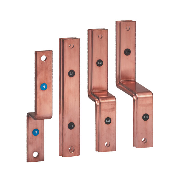 Barre cuivre pliée/percée vx³ - dpx 1600 - fixe prise avant -en xl³ 4000 475 mm - Legrand - 404380