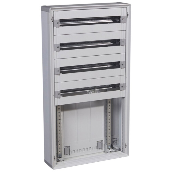 Coffret distribution isolant xl3 160 - tout modulaire espace dédié - 4 rang - Legrand - 401816